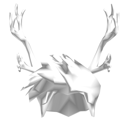 White Hair Antlers For Beautiful People