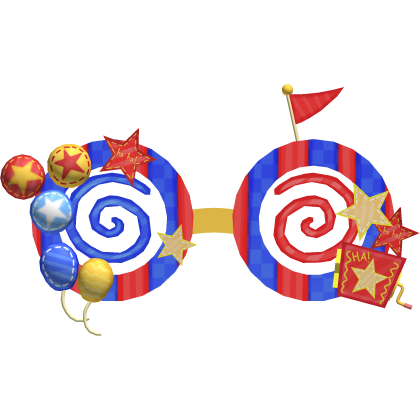 kidcore pomni circus jester clown glasses 🎪🤡 Roblox item