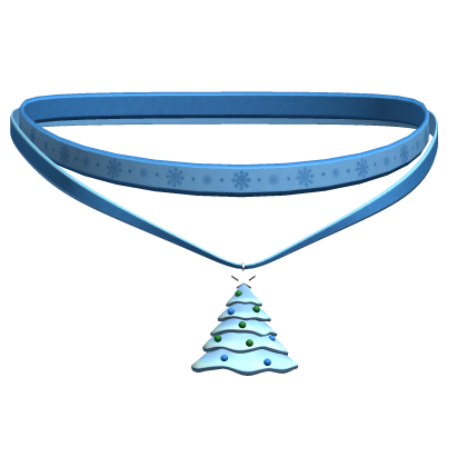 christmas tree blue pendant 3.0