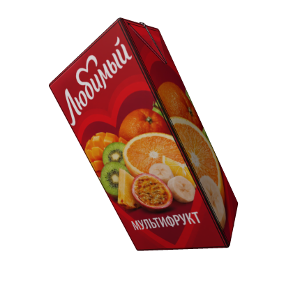 Juice Lubimiy from Pyaterochka