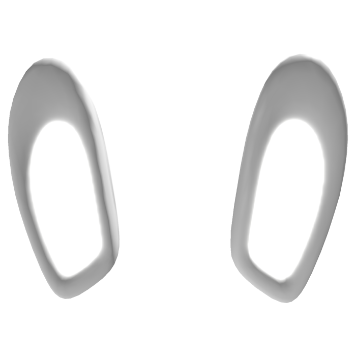 emissive bunny ears white