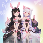 Fluffy Bunny Twins Squad