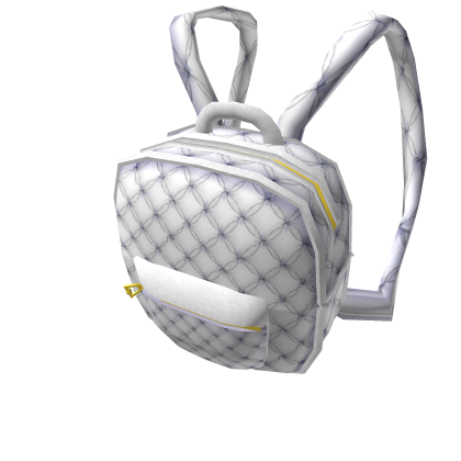 White Luxury Backpack Roblox item