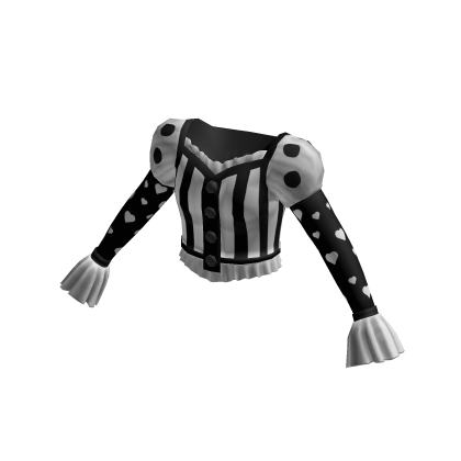 Clown Core Top Black and White thumbnail