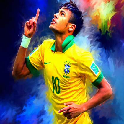 Neymar Painting Roblox decal