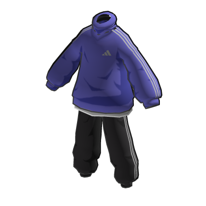 adidas Toon Shorts Outfit Blue Black