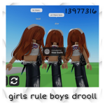 girls rule boys drooll