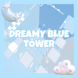 Dreamy Blue Tower ☁️