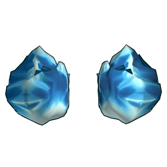 Blue Anime Cursed Aura Hands [ Animated ]