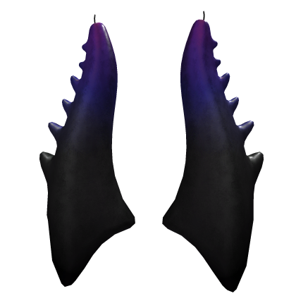 Poision horns Candles of Pwnage purple addon Roblox item