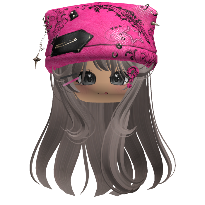 Ash Y2K Punk Beanie Girl Hair