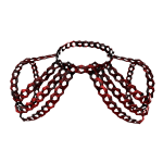 Crimson Red Emo Goth Chain