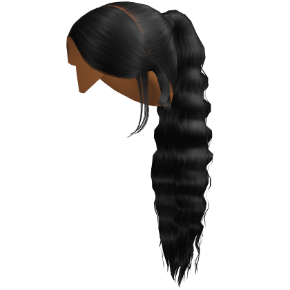 Ponytail W/ Soft waves [Black] thumbnail
