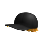 Men Golden Hair with Black Cap