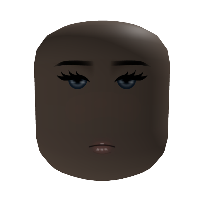 Feminine Face w Blue Eyes