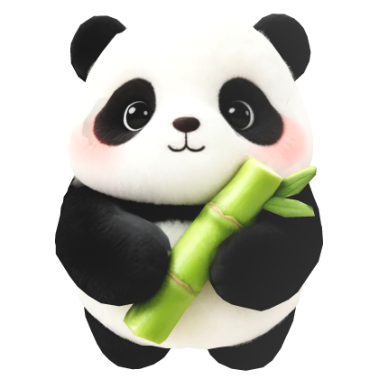 cute panda on your head 