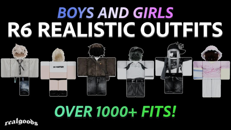 [1000+] R6 男の子と女の子のためのリアルな衣装アイディア - Roblox