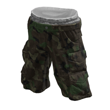 Cargo Shorts (Green Camo) thumbnail