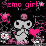 Emo hello kitty joined know mi group
