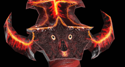 PBR Demon Sword - High Quality preview 3