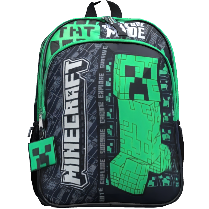 Creepy Green Boom Boom Monster Backpack 1.0