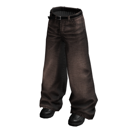 Brown Bootcut Denim Jeans