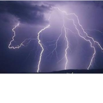 Lighting struck