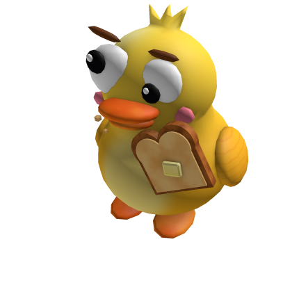 Derpy Toast Duck (Shoulder Pet)
