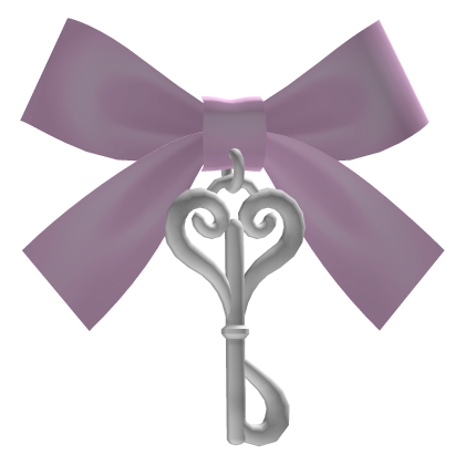 🤍  cutie doll key hair clip - pink Roblox item