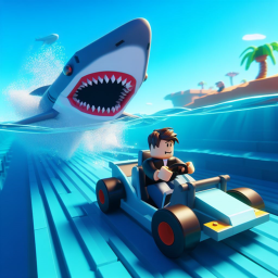 Cart Ride Into Baby Shark for ADMIN!