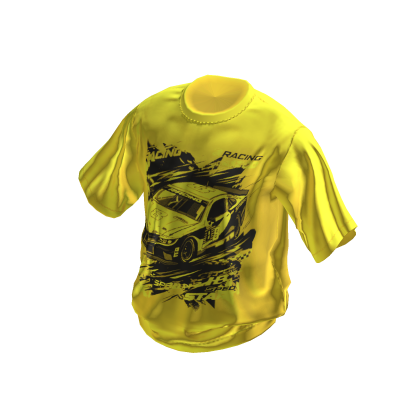 💜 Street Graphic T Shirt_Yellow thumbnail