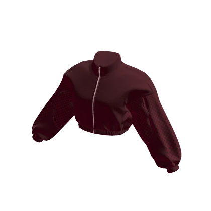 Sleek Maroon Tech Jacket