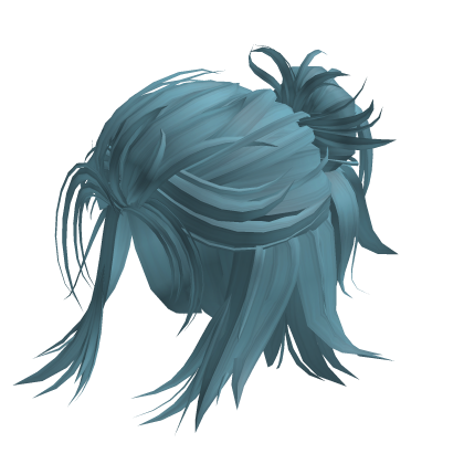 frost blue ronin samurai hair Roblox item