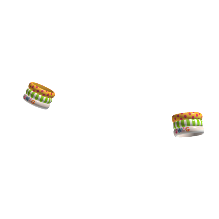 #SWAG Harajuku Stripes/Polka Dot Bangles