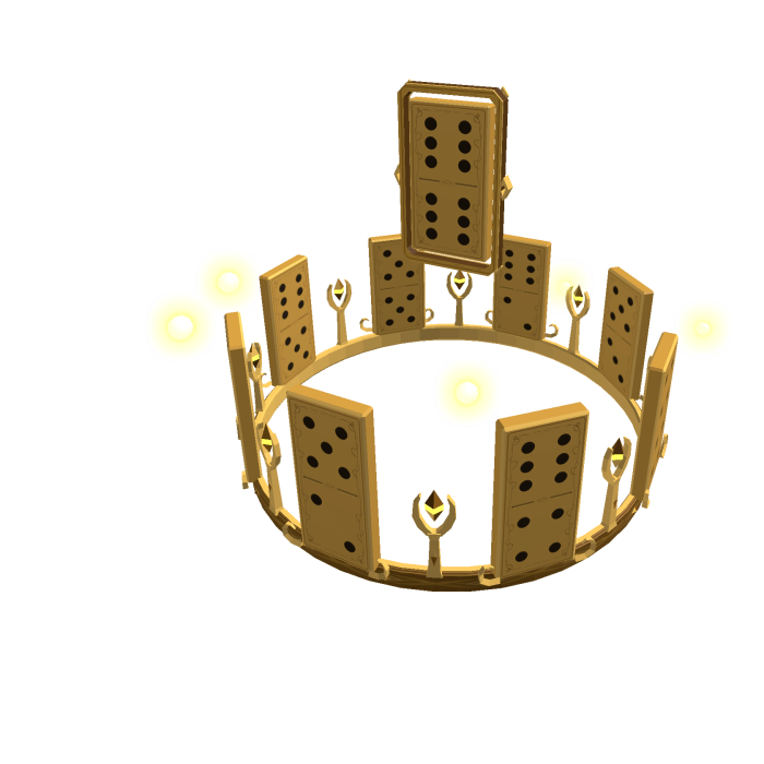 Hero Golden Domino Crown