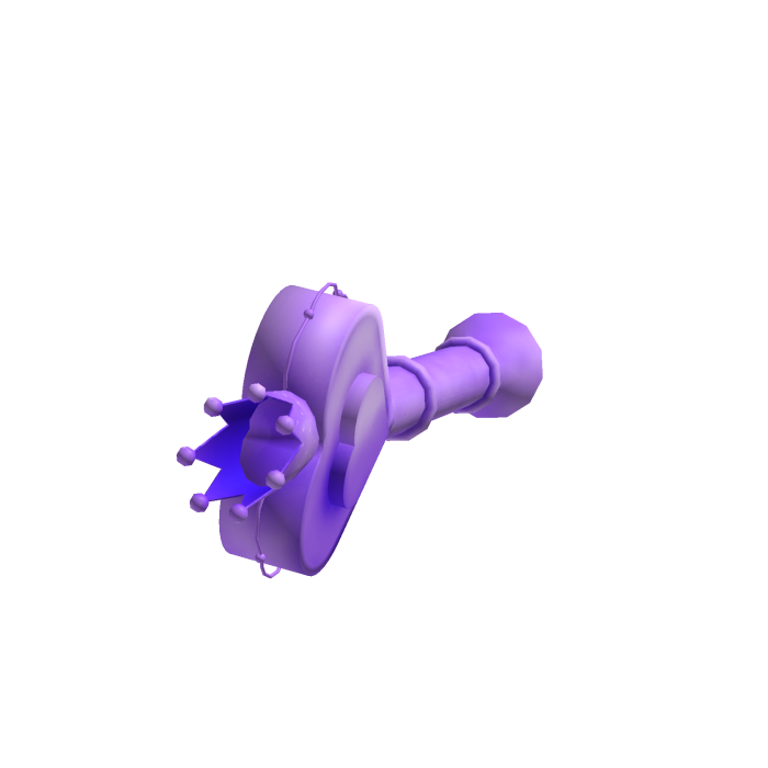꒰♡꒱ Crowned Purple Heart Wand 