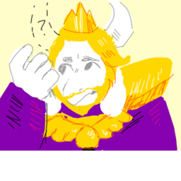 playing poop with asgore