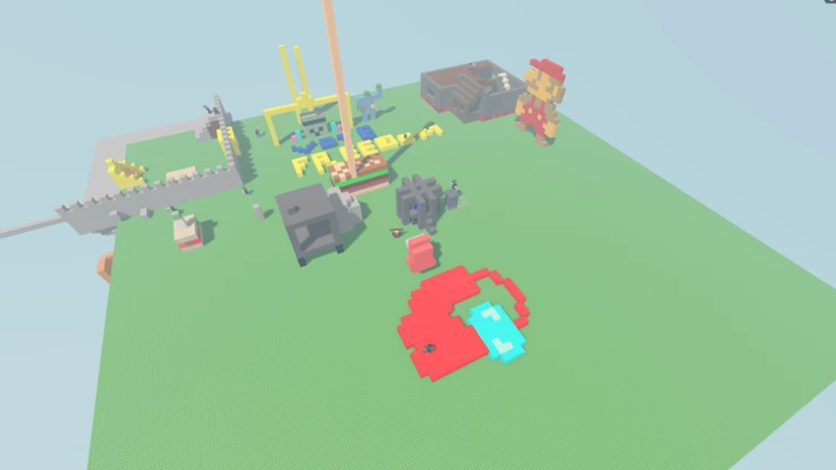 An in-game screenshot of some player's amazing builds.