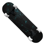 Retro Blue Skateboard