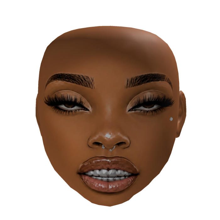 SNTQXTALEA | Baddie stud mesh head makeup 