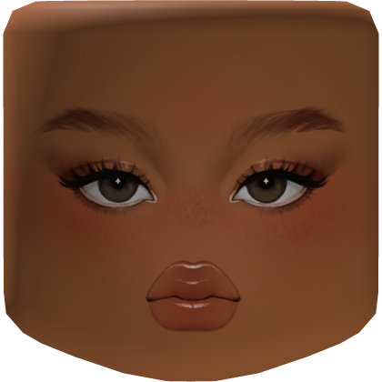 Summer Flushed Bea Face Makeup Brown Skin Tone Roblox item