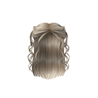 Cute Curly Pigtails - Blonde Roblox item