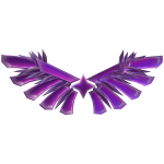 Purple Angelic Wings