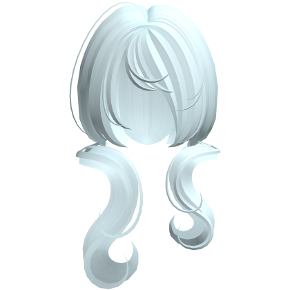 ♡: cutesy doll swirly pigtails in light blue Roblox item