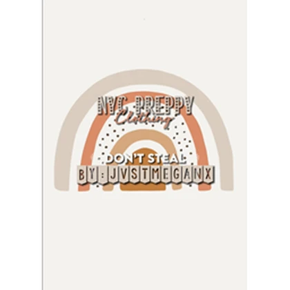 NYC preppy clothing Roblox group icon