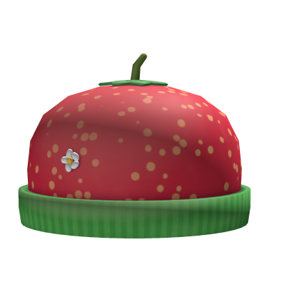 Strawberry Knit Beanie