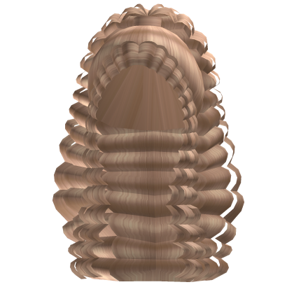 Crimped Curly Ponytail in Blonde Roblox item