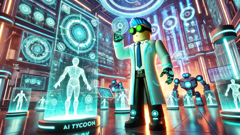 More About AI Tycoon, Image source: Roblox.com