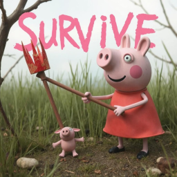 Survive Peppa slender Killer!