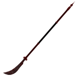 Red Damascus Naginata